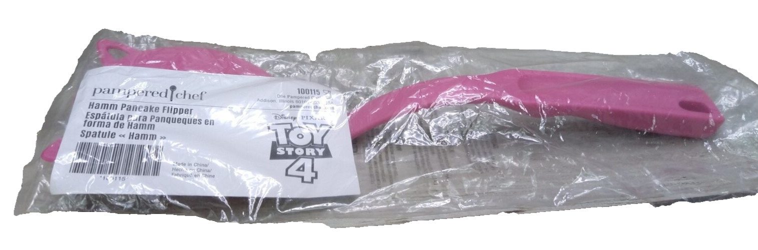 Pampered Chef Disney Pixar Toy Story 4 Hamm Pancake Flipper Spatula 100115 NEW