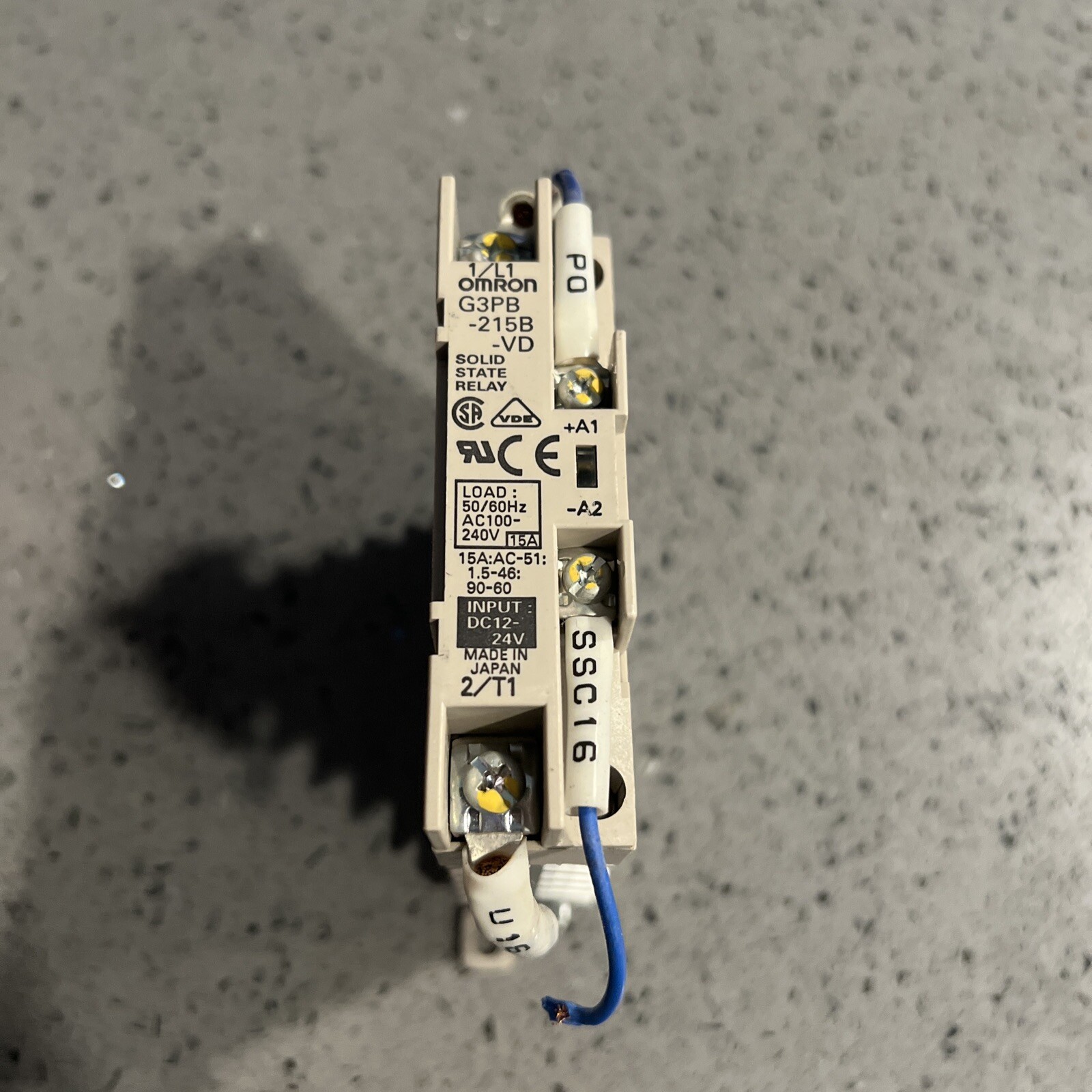 Used OMRON Solid State Relay G3PB-215B-VD G3PB215BVD w/ warranty Free Shipping