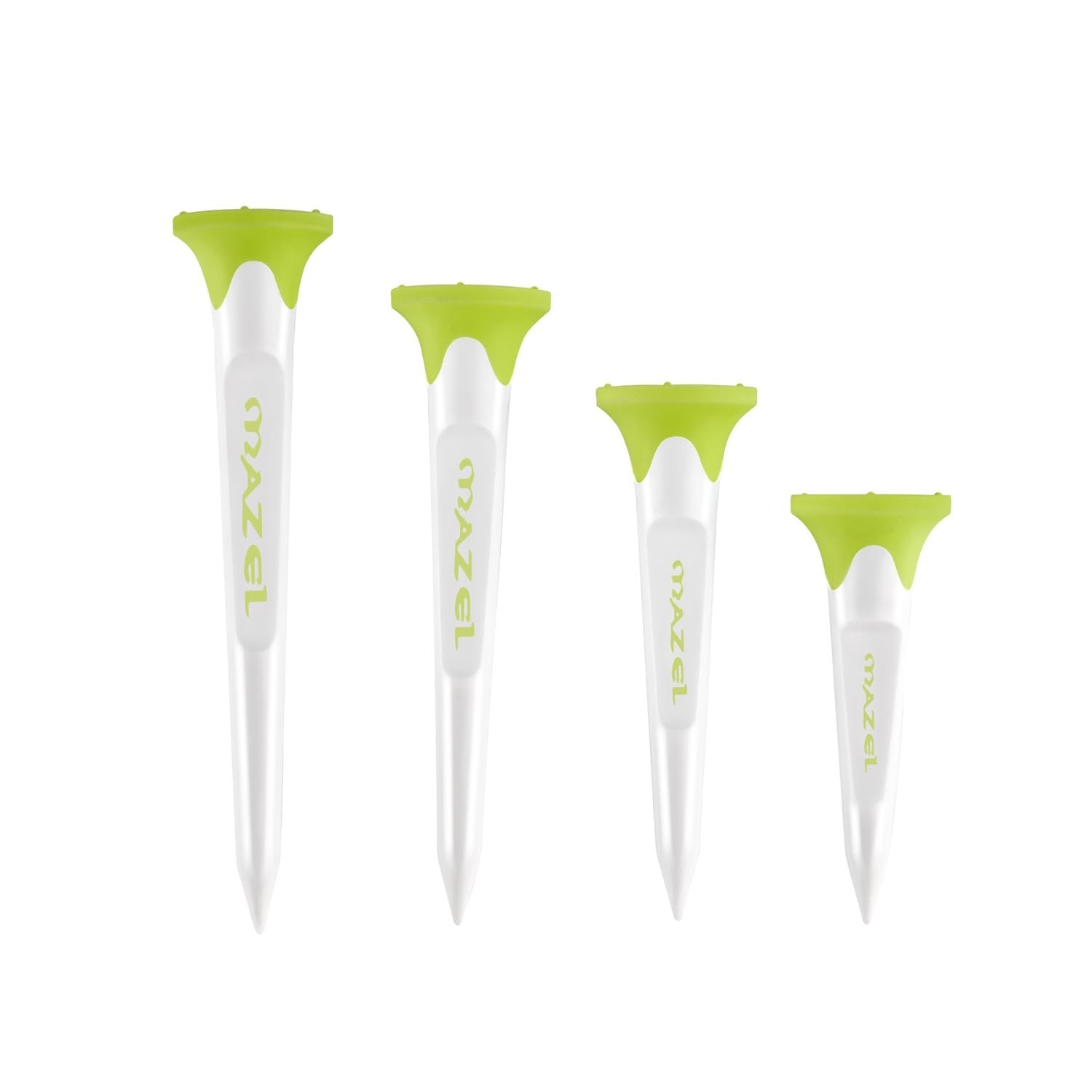 MAZEL Plastic Golf Tees 8 Pack｜Excellent Durability and Stability Plastic