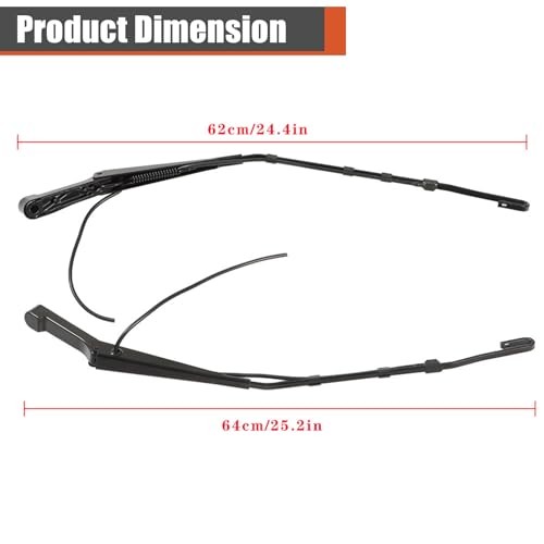 Front Left and Right Windshield Wiper Arm 9018200044 9018200144 Replacement