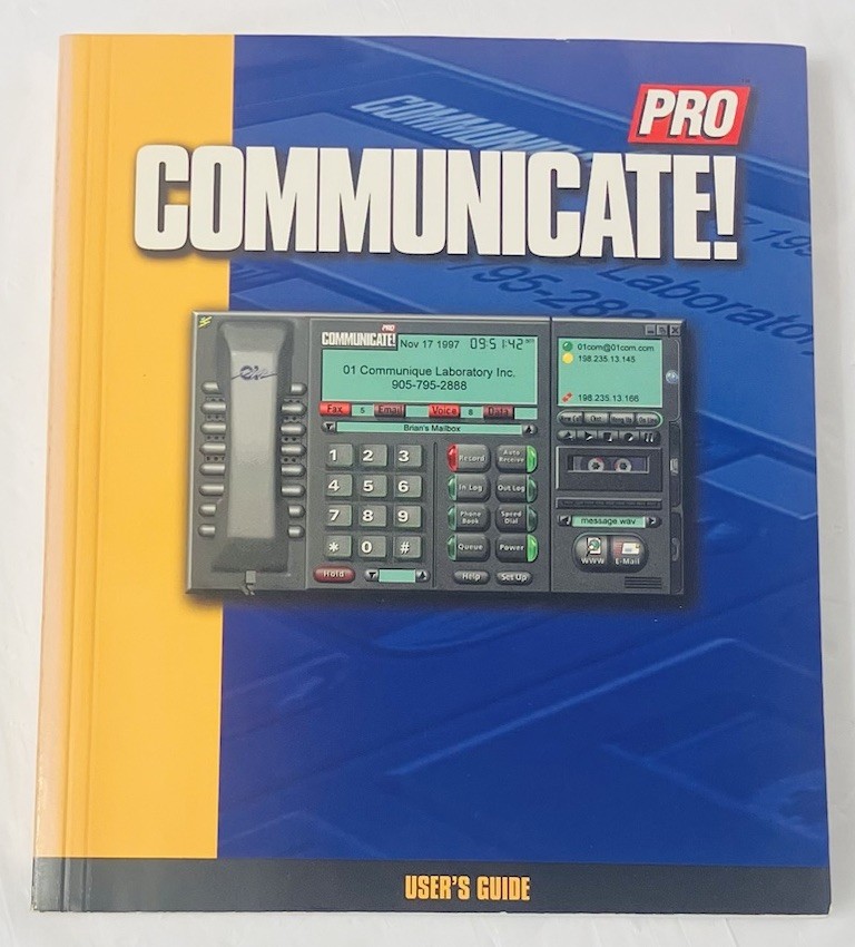 Communicate! Pro 2.0 Sealed CD w/ User Guide Win 95 NT Fax Voice Software NOS