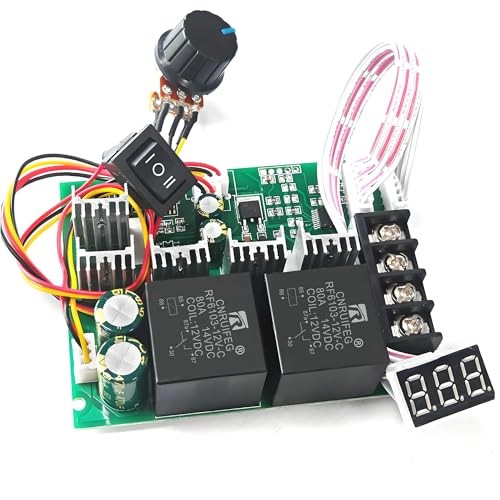 PWM DC Motor Speed Controller,12V/24V/36V/48V/LED Display Stepless Speed 40A
