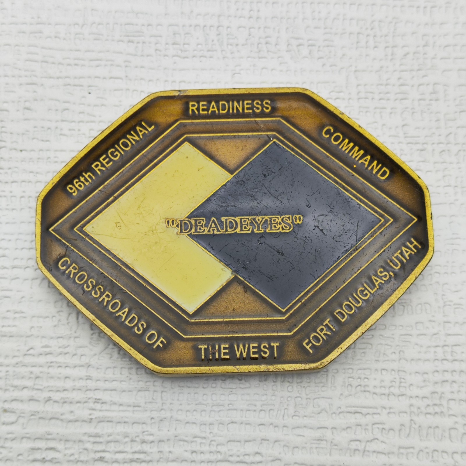 US Army 96th Regional Readiness Command Challenge Coin