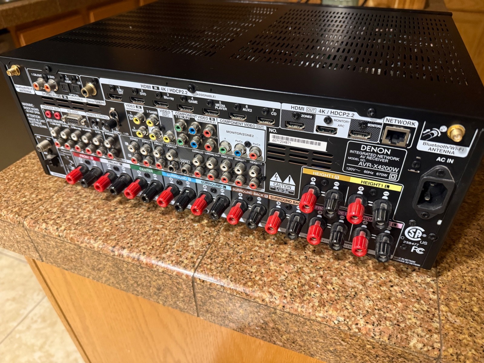 Denon IN-Command AVR-X4200W 7.2 Channel 235 Watt Receiver