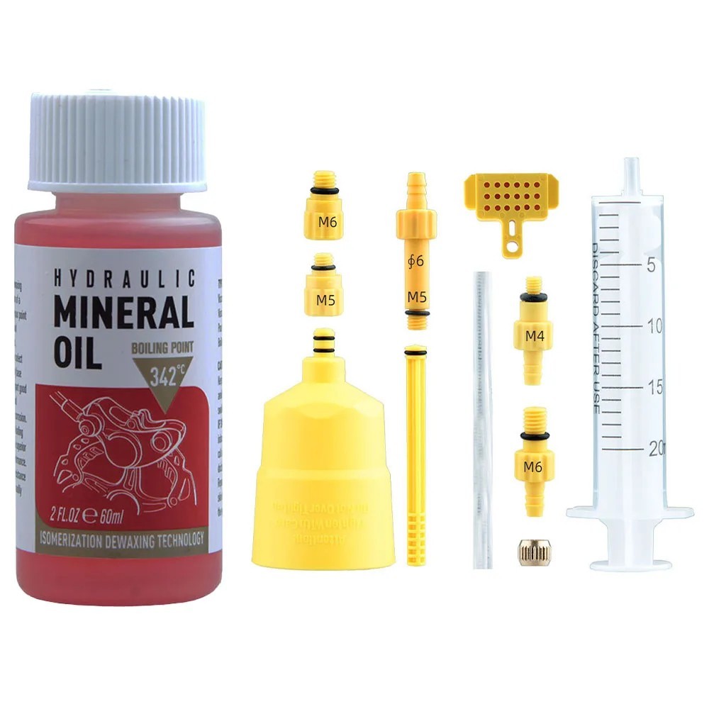 Hydraulic Disc Mtb Bike Brake Bleed Kit, Oil Mineral, For Shimano Tektro Magura/