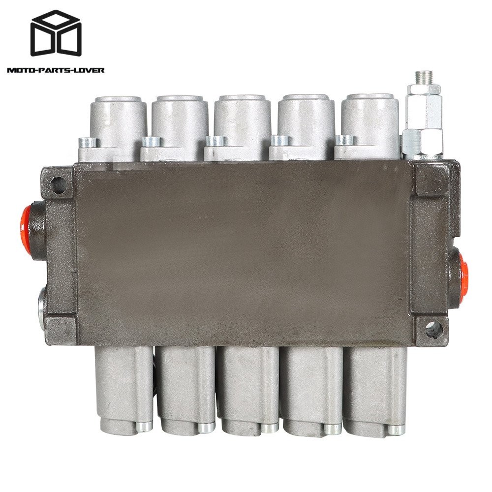 Hydraulic Directional Control Valve 13 GPM Double Acting SAE 5 Spool