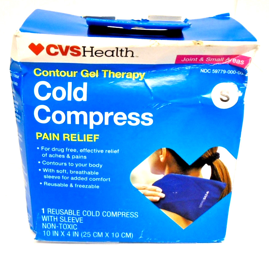 CVS Health Contour Gel Therapy Cold Compress Pain Relief Small New Open Box F/S