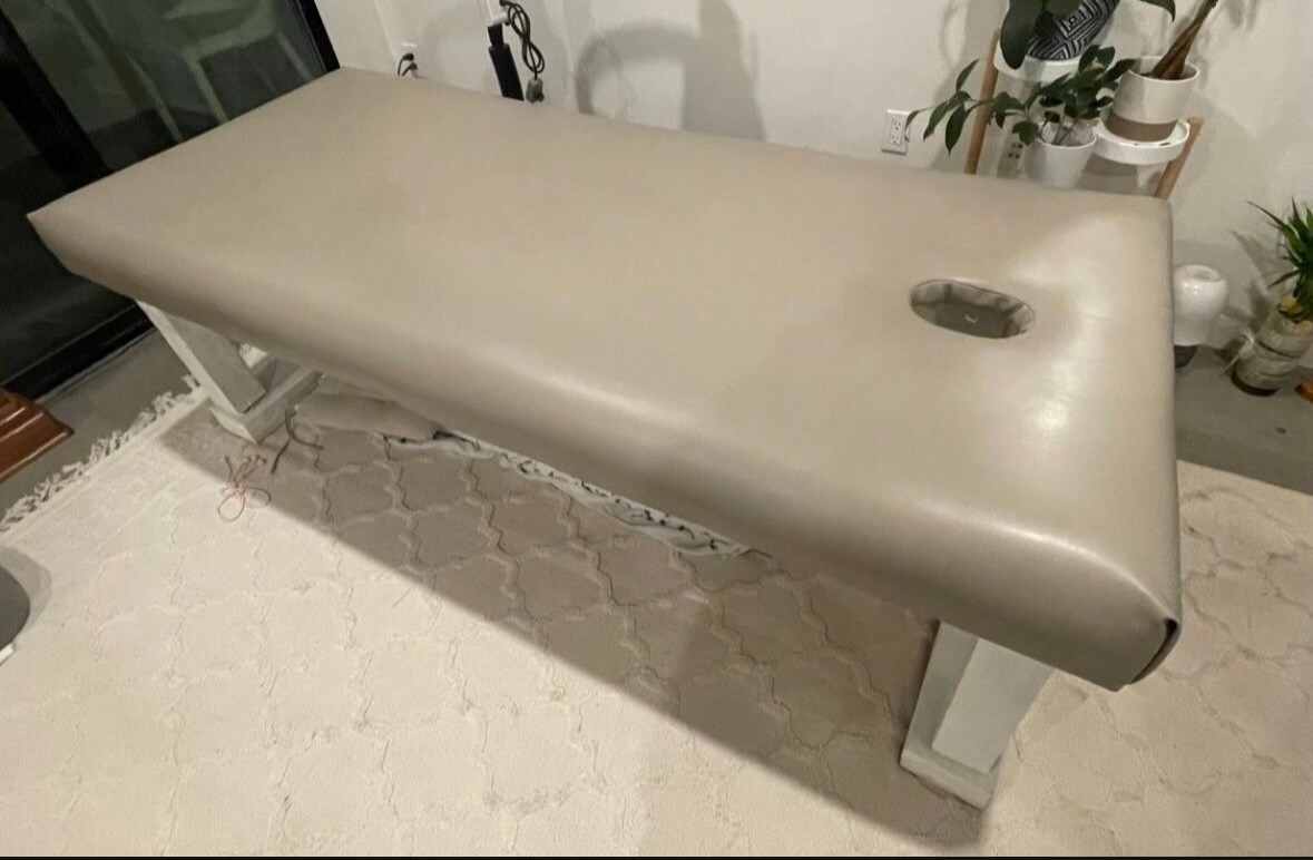 Customized Wooden Acupuncture/Massage Bed – Excellent Condition