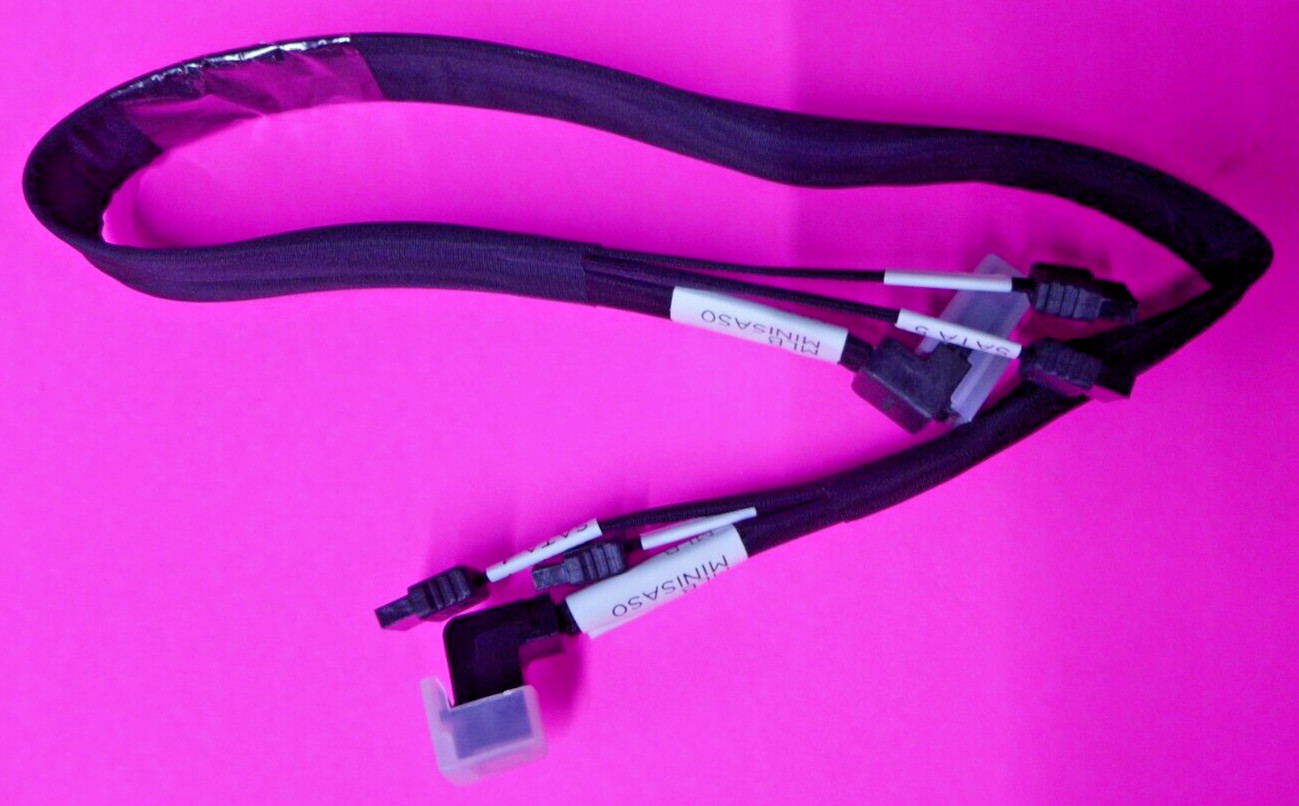NEW Dell PowerEdge C6000 C6220 Mini SAS X2 SATA To SAS HD X2 SATA Cable CTXWF