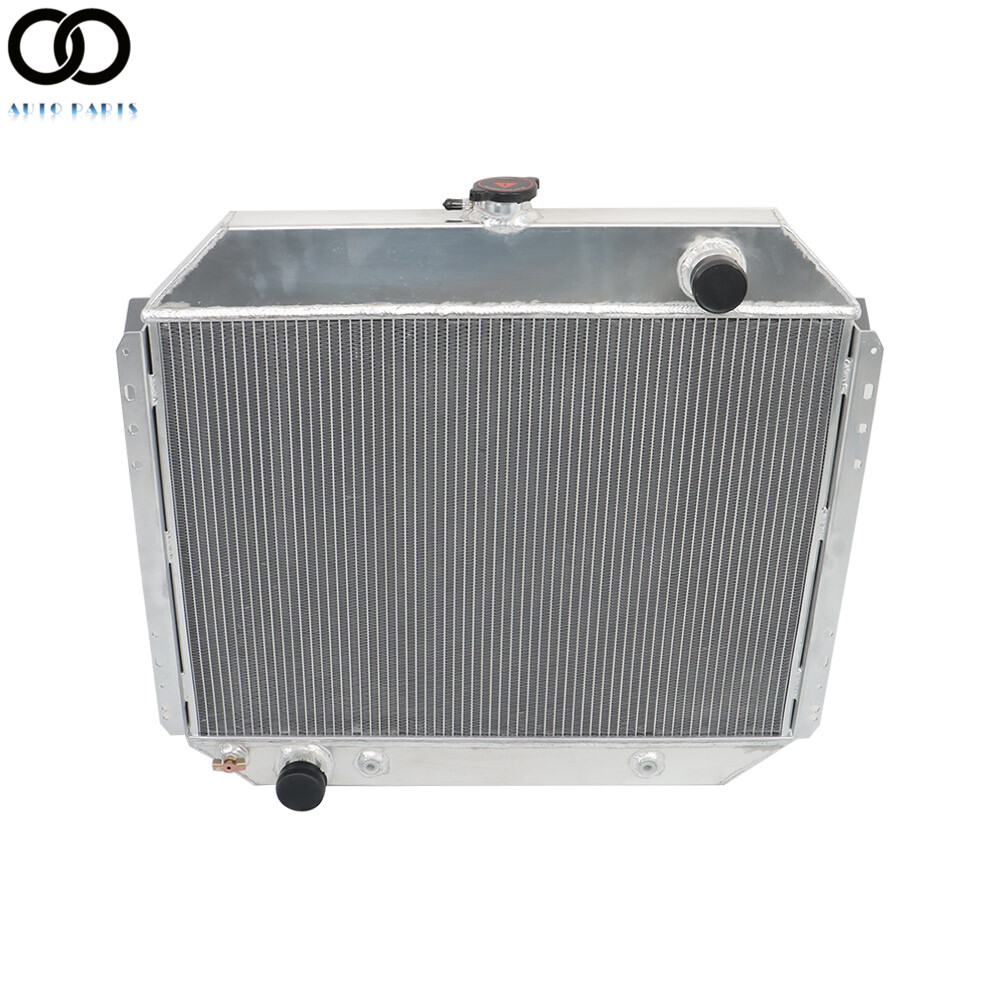 4 Row Aluminum Radiator For 1966-1979 Ford F100 F150 F250 F350 Bronco TRUCK V8