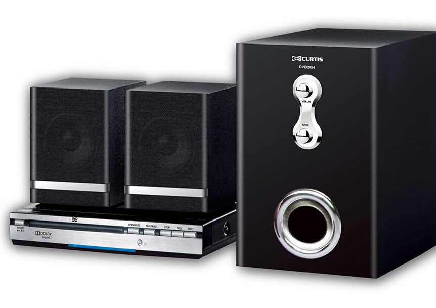 Curtis DVD2054 2.1 Channel DVD Home Theater System with Dolby Digital #10892