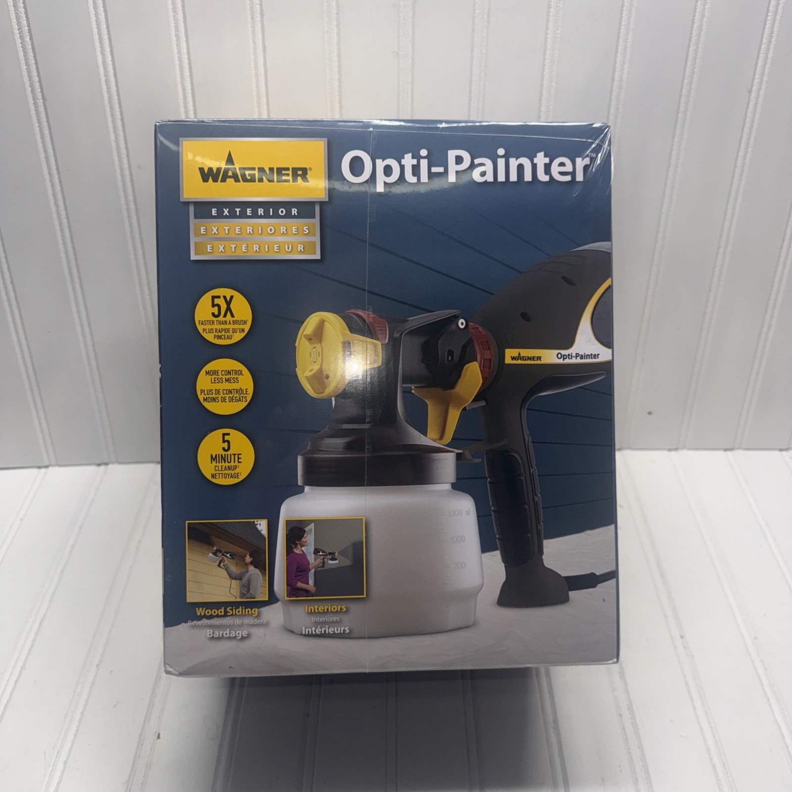 Wagner Opti-Painter - Exterior / Interiors - 5 Minute Cleanup - Brand New Sealed
