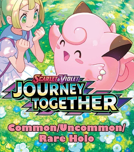 PICK YOUR CARD! Scarlet & Violet: Journey Together - Common/Uncommon/Rare Holo