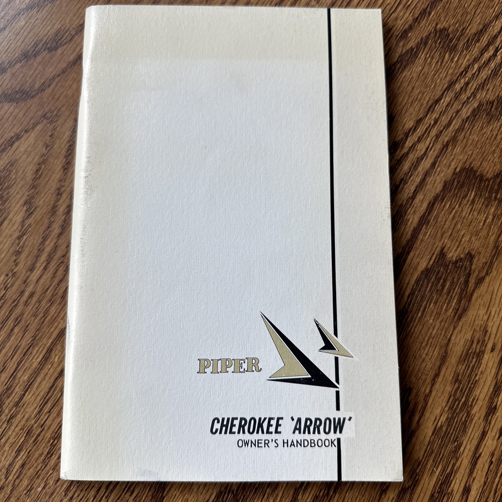 Original Piper Cherokee Arrow Owners Handbook 753-750 Revised 1967 USA