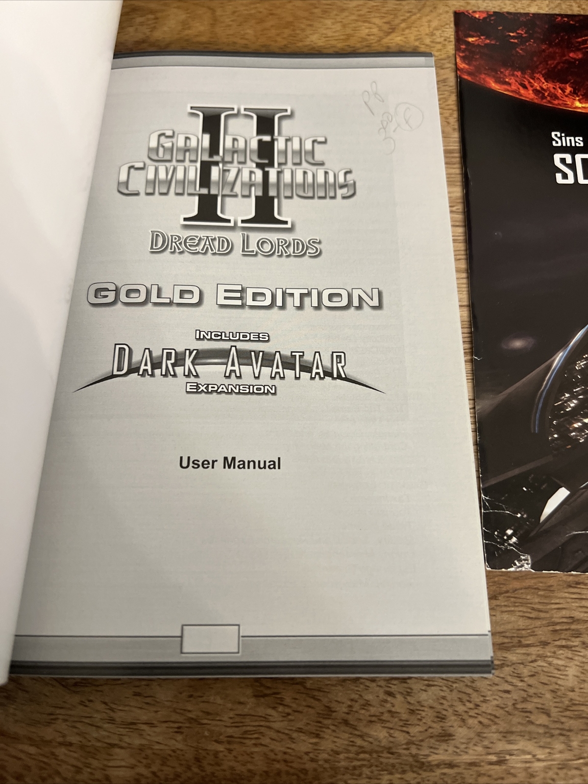 Galactic Civilization Two Dread Lords Gold Edition Video Game Pc Manual Book