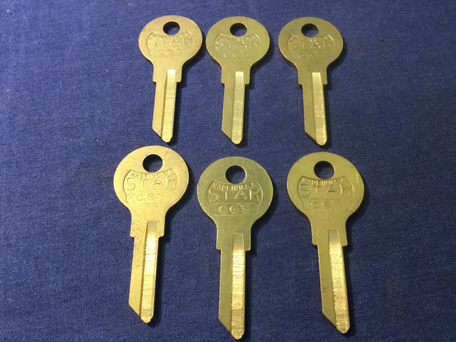Chicago by Star 100AM Key Blanks, Set of 6 - Locksmith