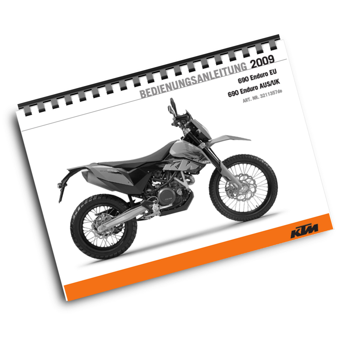GERMAN LANGUAGE - KTM 2009 - 690 ENDURO - BEDIENUNGSANLEITUNG