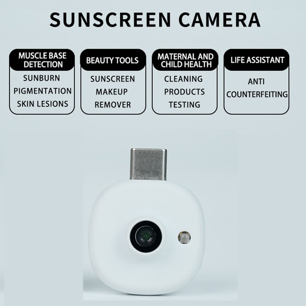 UV Camera Type-C Phone Visible Sunscreen Sunscreen Test UV Camera Y5H5
