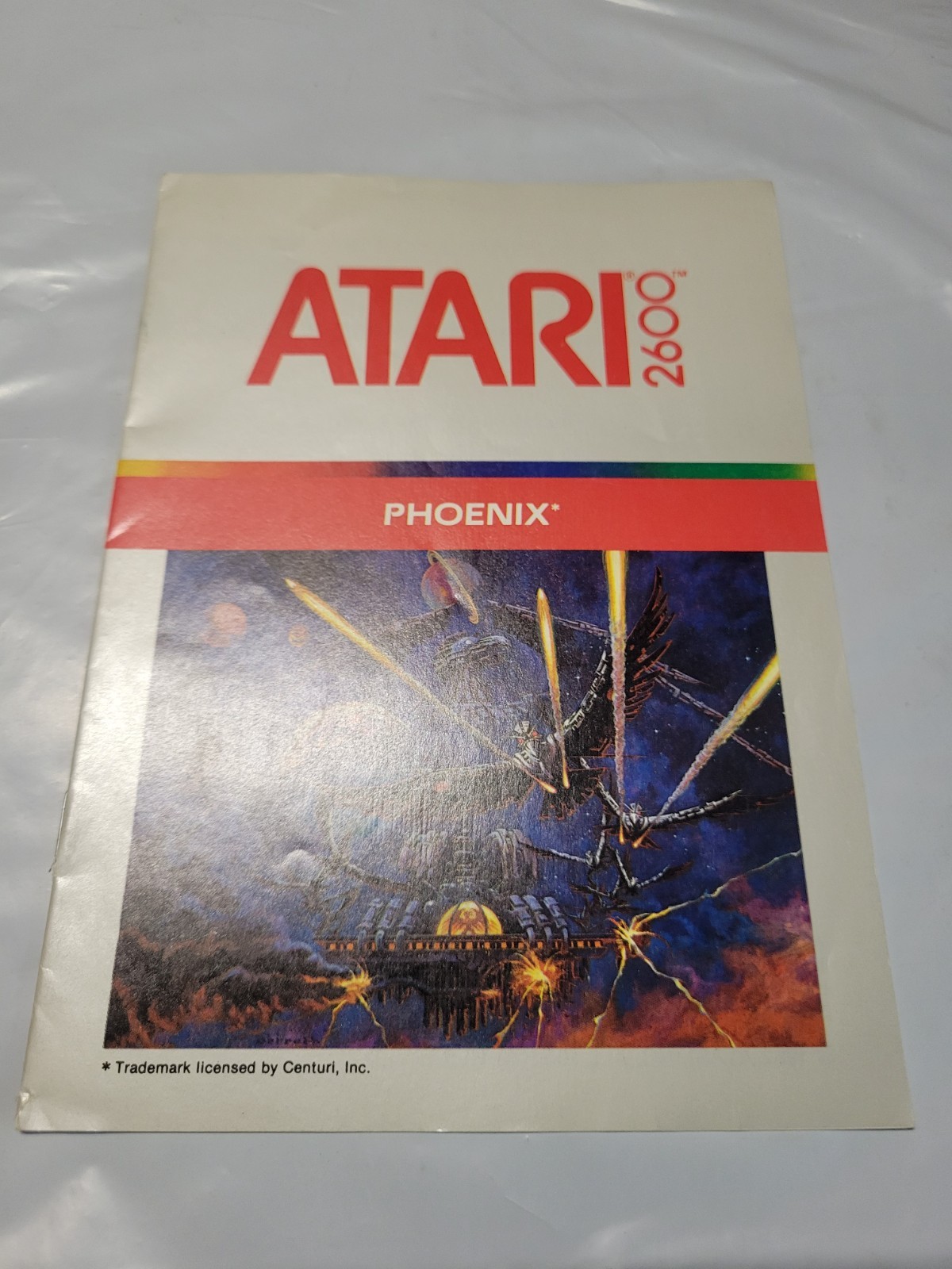 Phoenix Original Game Program Instructions Atari 2600 Authentic 1982