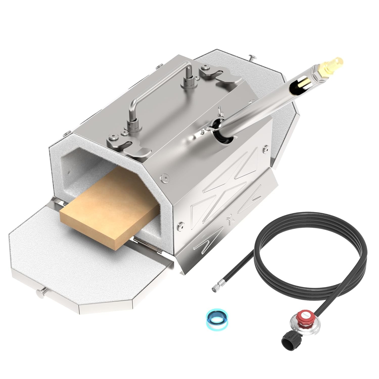 Lightweight Mini Propane Forge with Insulated 2600℉ Capability for Blacksmiths