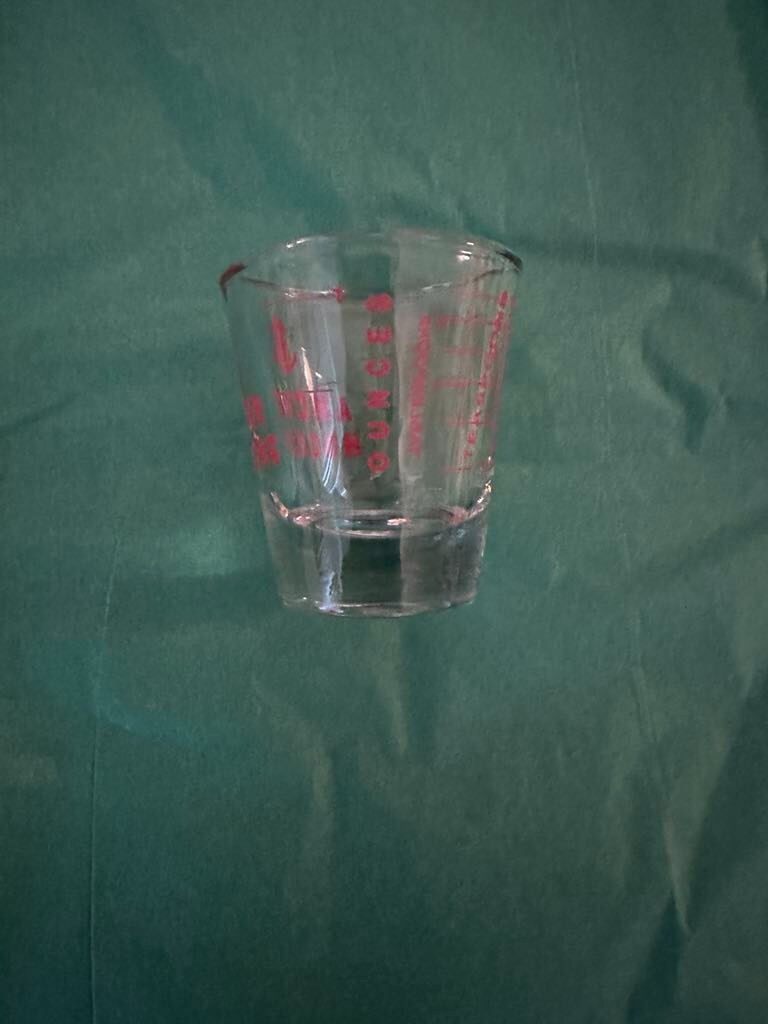 Anchor Hocking 1 Oz Measuring Shot Glass Cup NEW Teaspoon Tablespoon Ounce 2 1/4