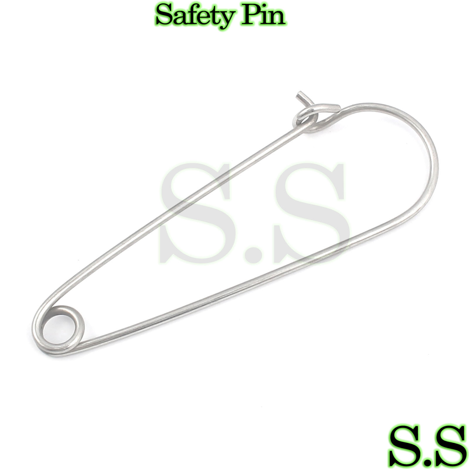 New Safety Pin Surgical Veterinary Instruments 4.25''