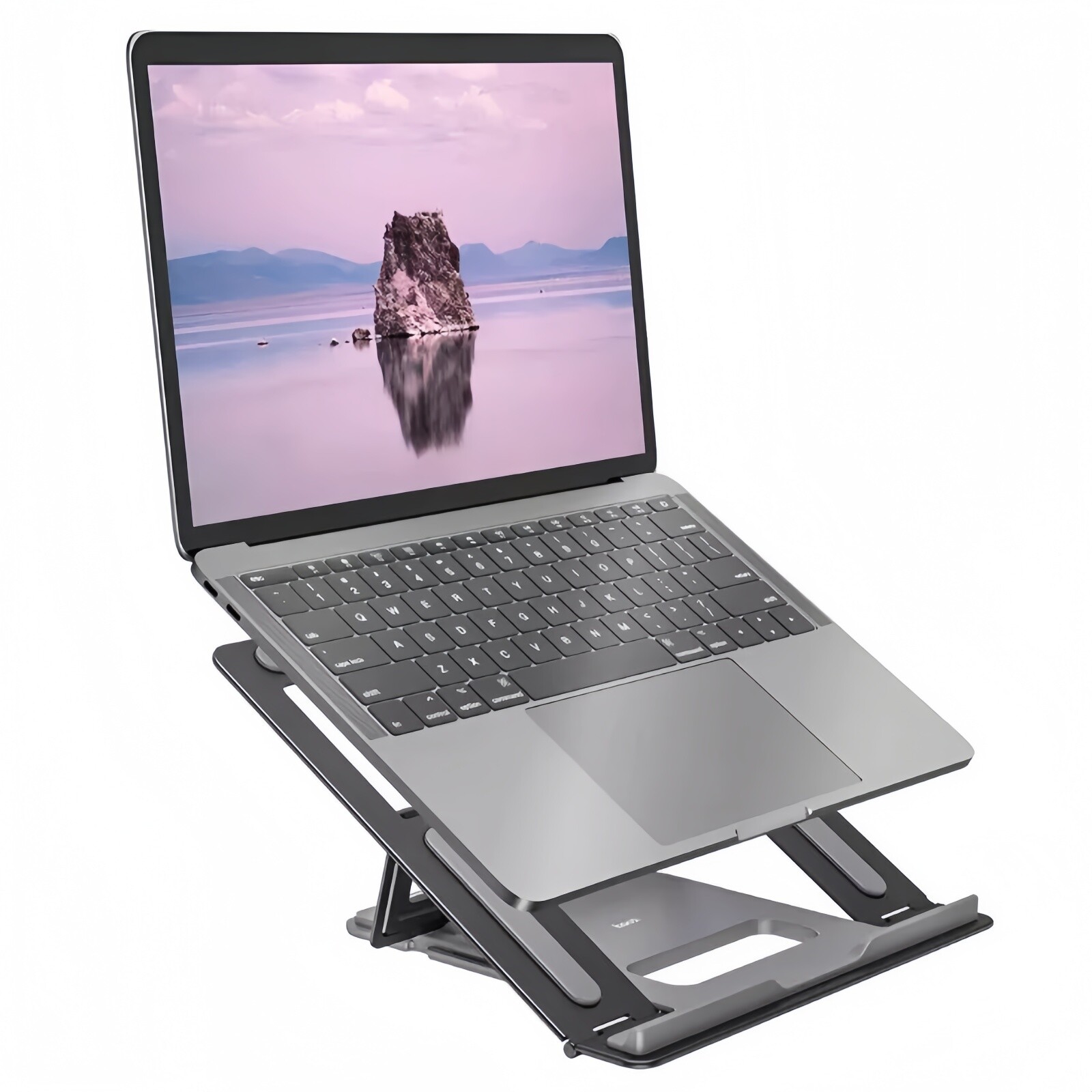 Portable Adjustable Aluminum Alloy Laptop Stand Notebook Tablet Holder Foldable