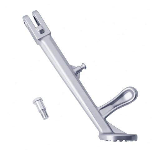 Lightweight Aluminum Motorcycle Kickstand, Universal Dual-spring Hook Side