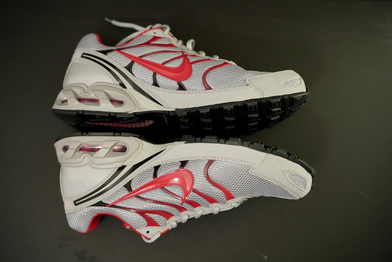 Nike Air Max Torch 4 Gray Red Black Sneakers CI2202-001 Mens Sz 12