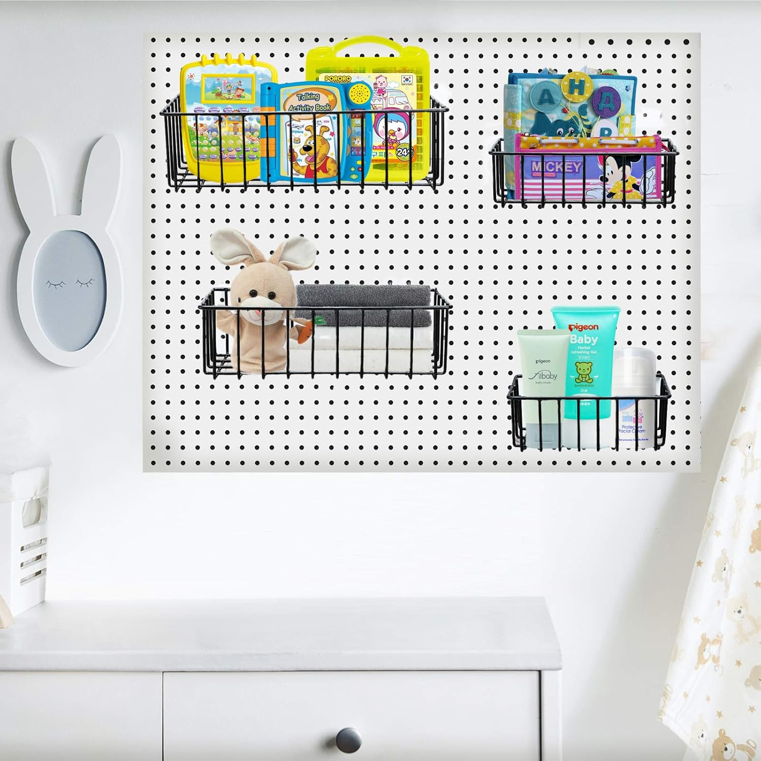Pegboard Baskets,Pegboard Accessories,Can Be Used to Store Items That Are Not Ea