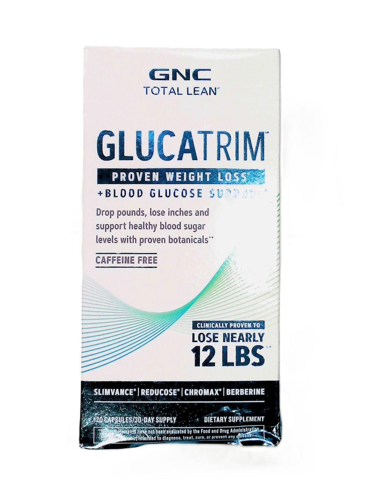 GNC GLUCATRIM PROVEN WEIGHT LOSS BLOOD GLUCOSE SUPPORT 120 CAPS BRAND NEW 02/27