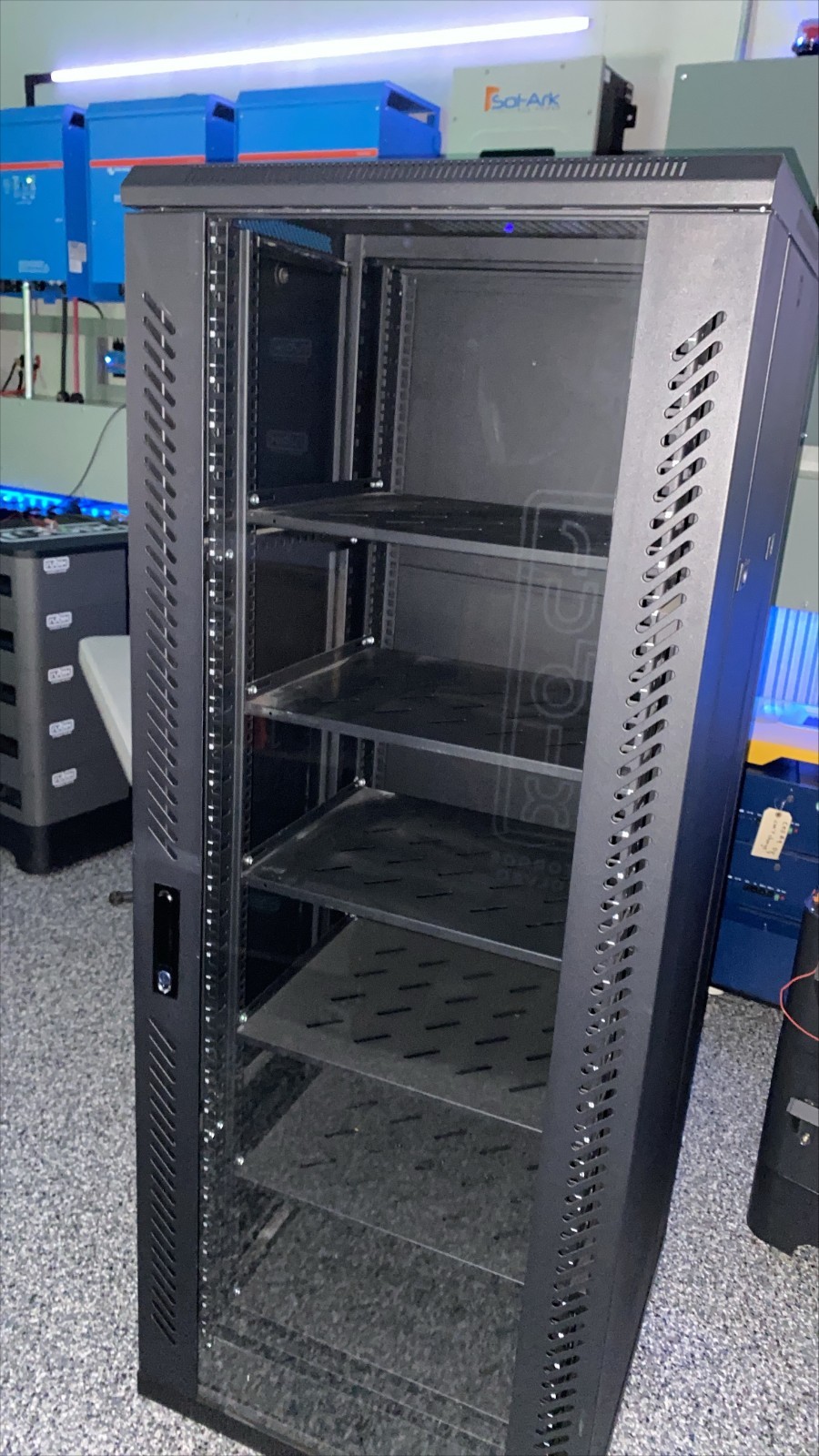 32u Black server cabinet rack