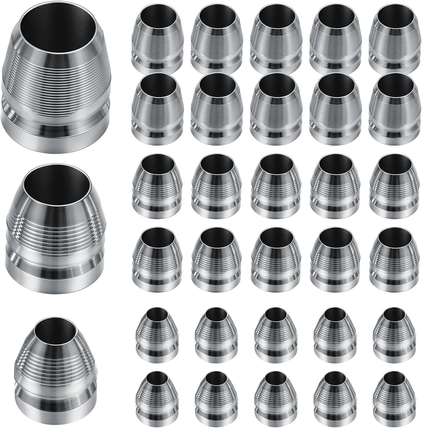 30 Pcs round Axe Handle, Metal Wedge Hammer Handle Wedges, Hand Steel Wedges for