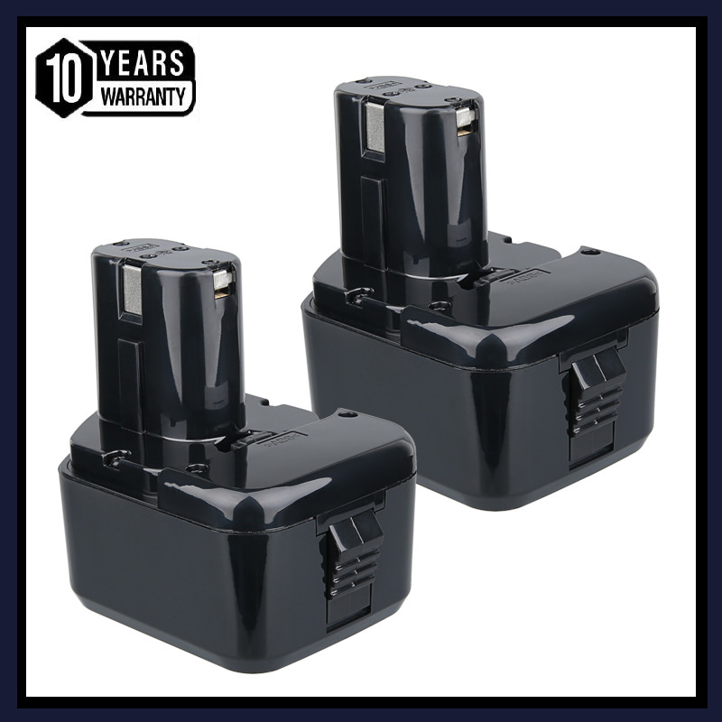 2X Battery for Hitachi EB 1212S, EB1214L, DB 12DM2, DN 12DYK, DS 12DM NICD 12V