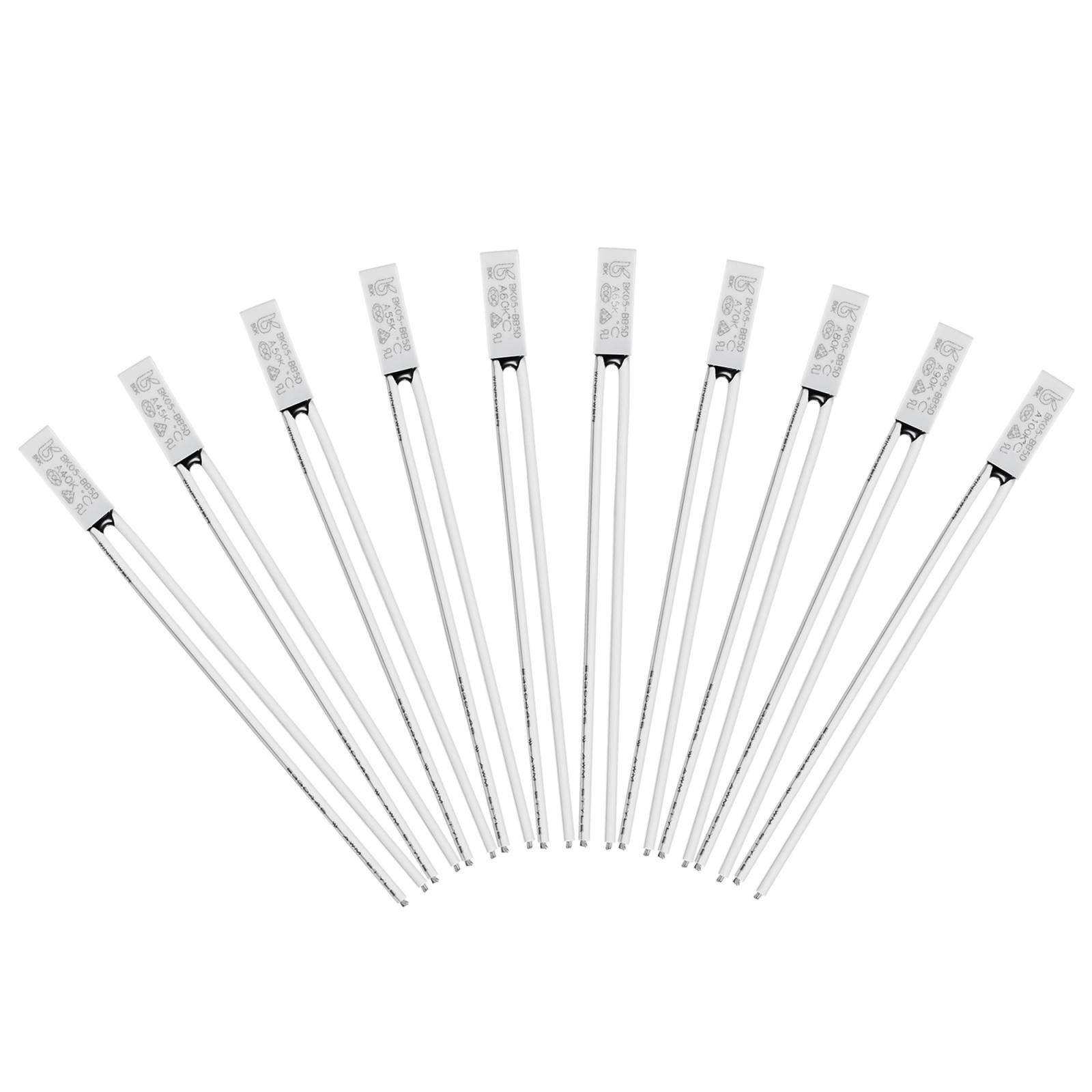 10pcs KSD9700 Thermostat, Normally Open 40-100°C N.O Temperature Switch