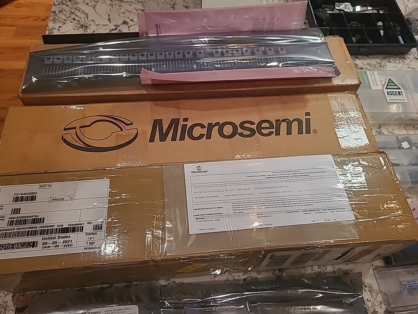 Microsemi Assorted Lot Of PARTS & COMONENTS