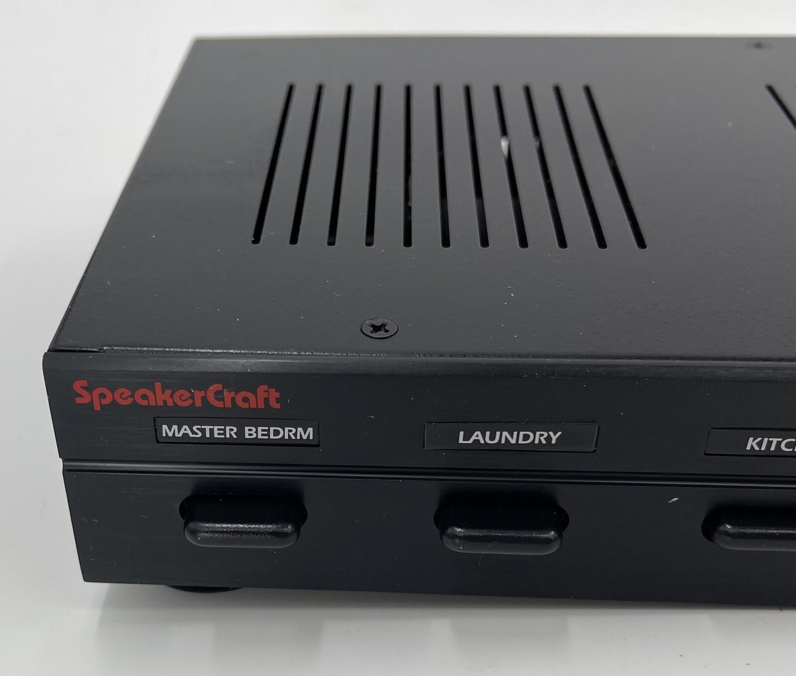 Speakercraft S8Dc 8 Zone Multi-Room Speaker Selector Switch Unit Black