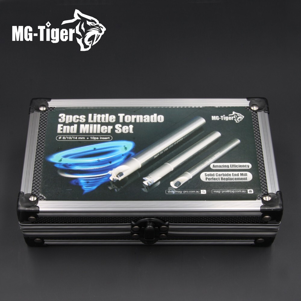 3pcs Milling Cutter Shank - Little Tornado End Miller Set