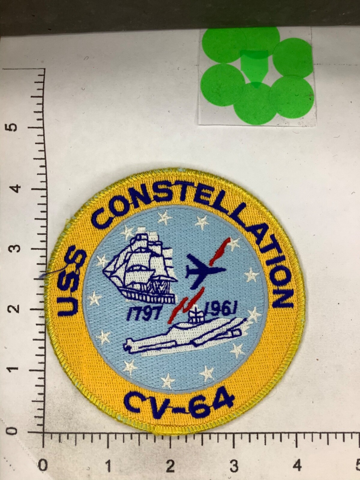 US NAVY USS CONSTELLATION SHIPS PATCH