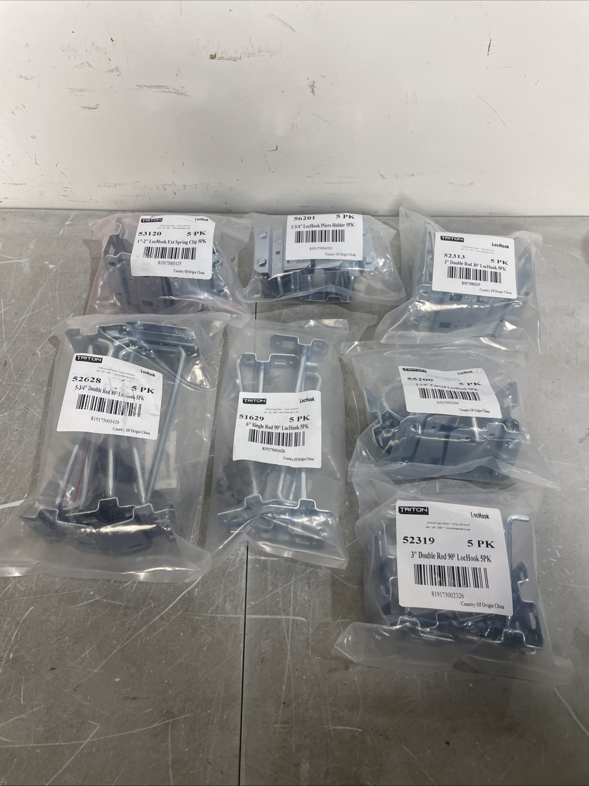triton products LocHook lot 7 Bags