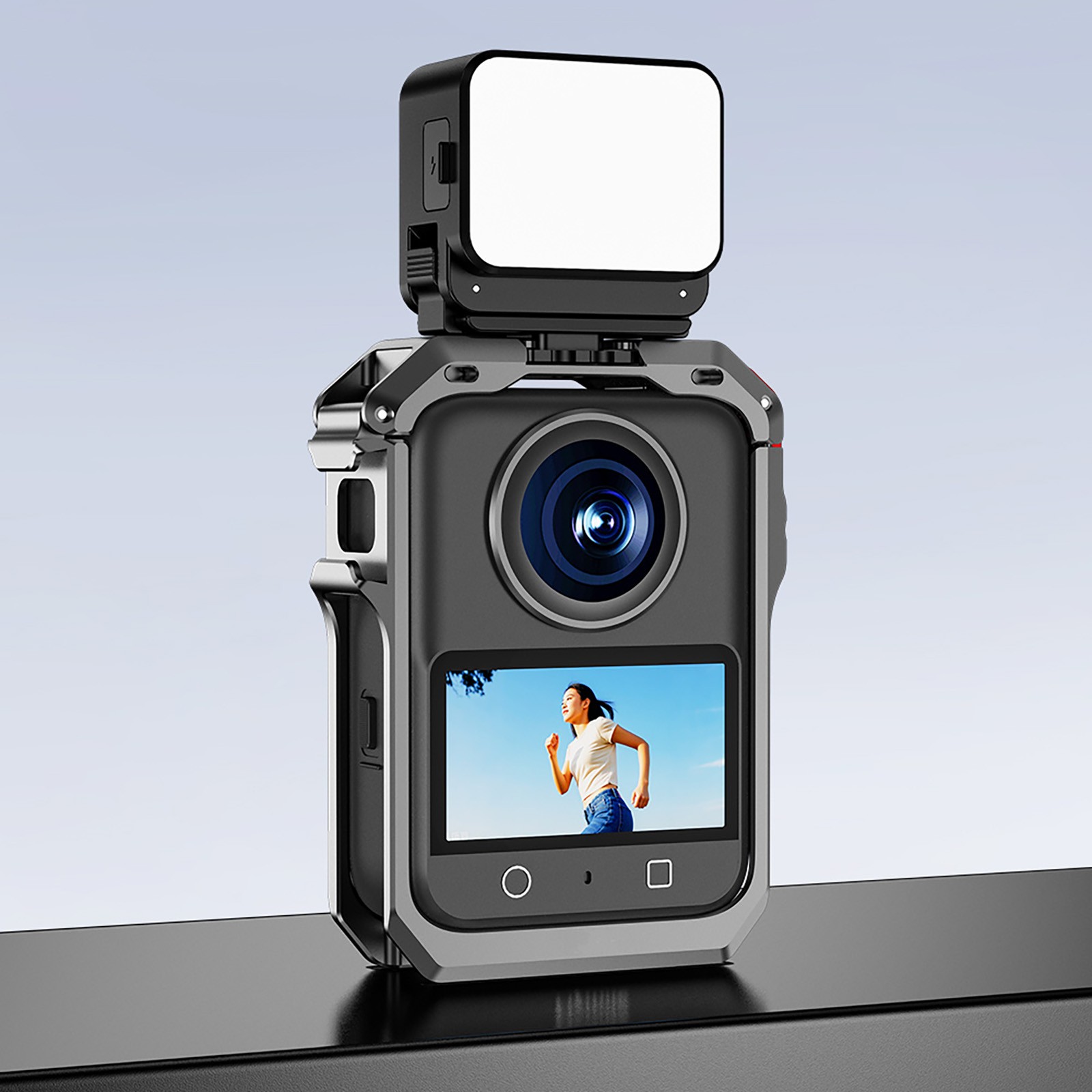 Good Quality For DJI Osmo 360 Camera Metal Rabbit Cage Frame Case+Lens Cover