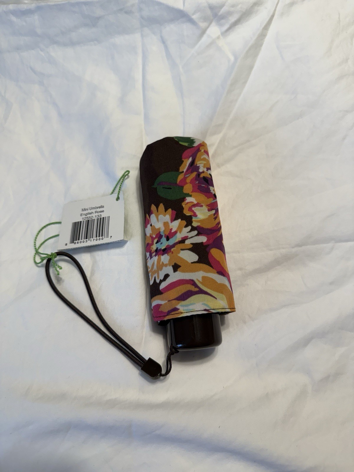 NWT Vera Bradley English Rose Mini Umbrella Retired Pattern