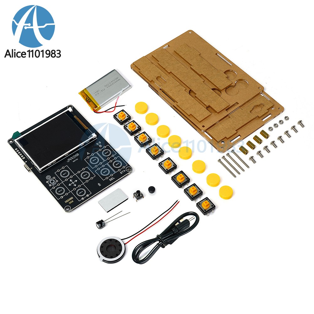 LCD Game Console DIY Kit Multifunction Weather Clock Xiaozhi AI Robot Soldering