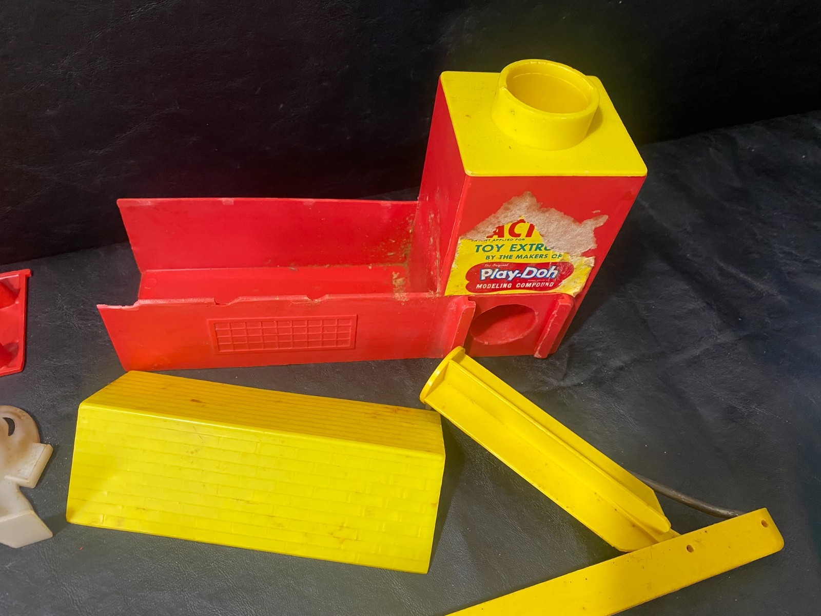 vintage play-doh parts molds pieces plastic forms items with issues