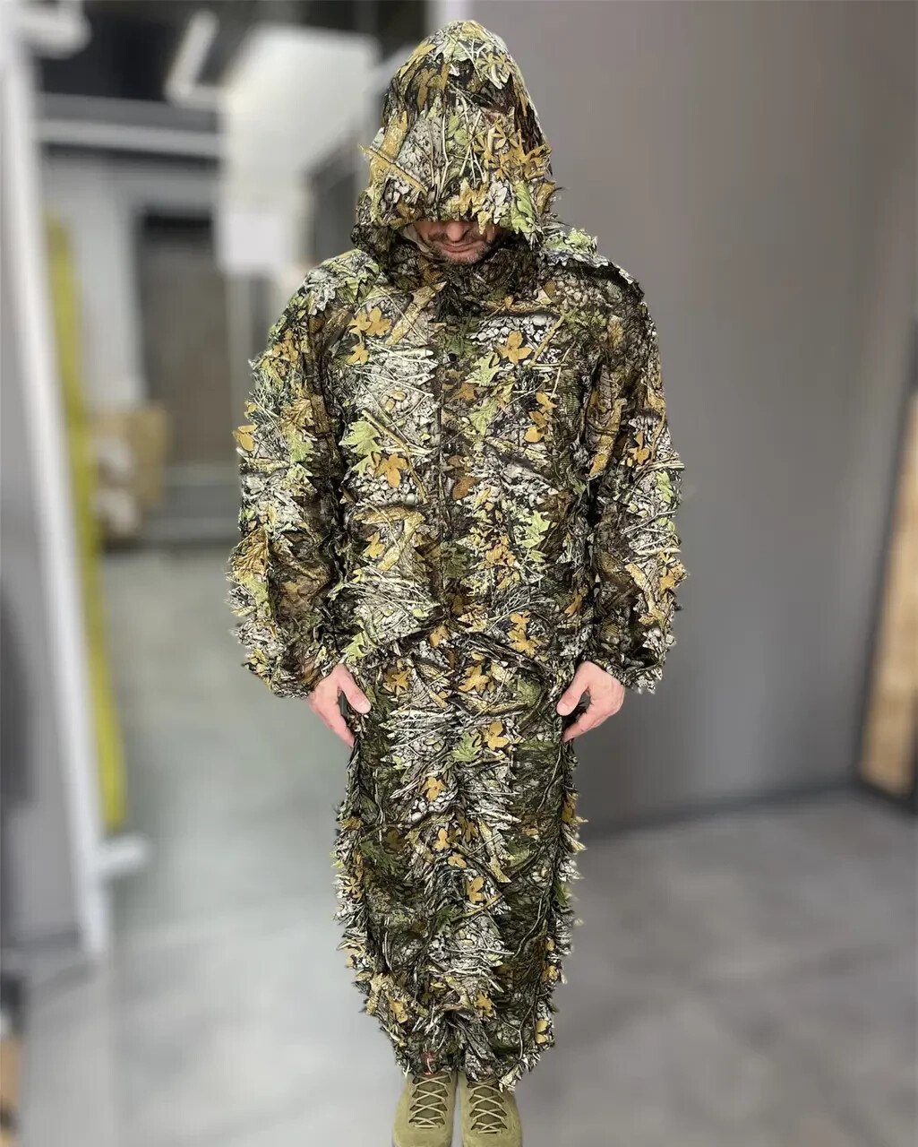 Kikimora camouflage costume with 3D leaves/🇺🇦💙