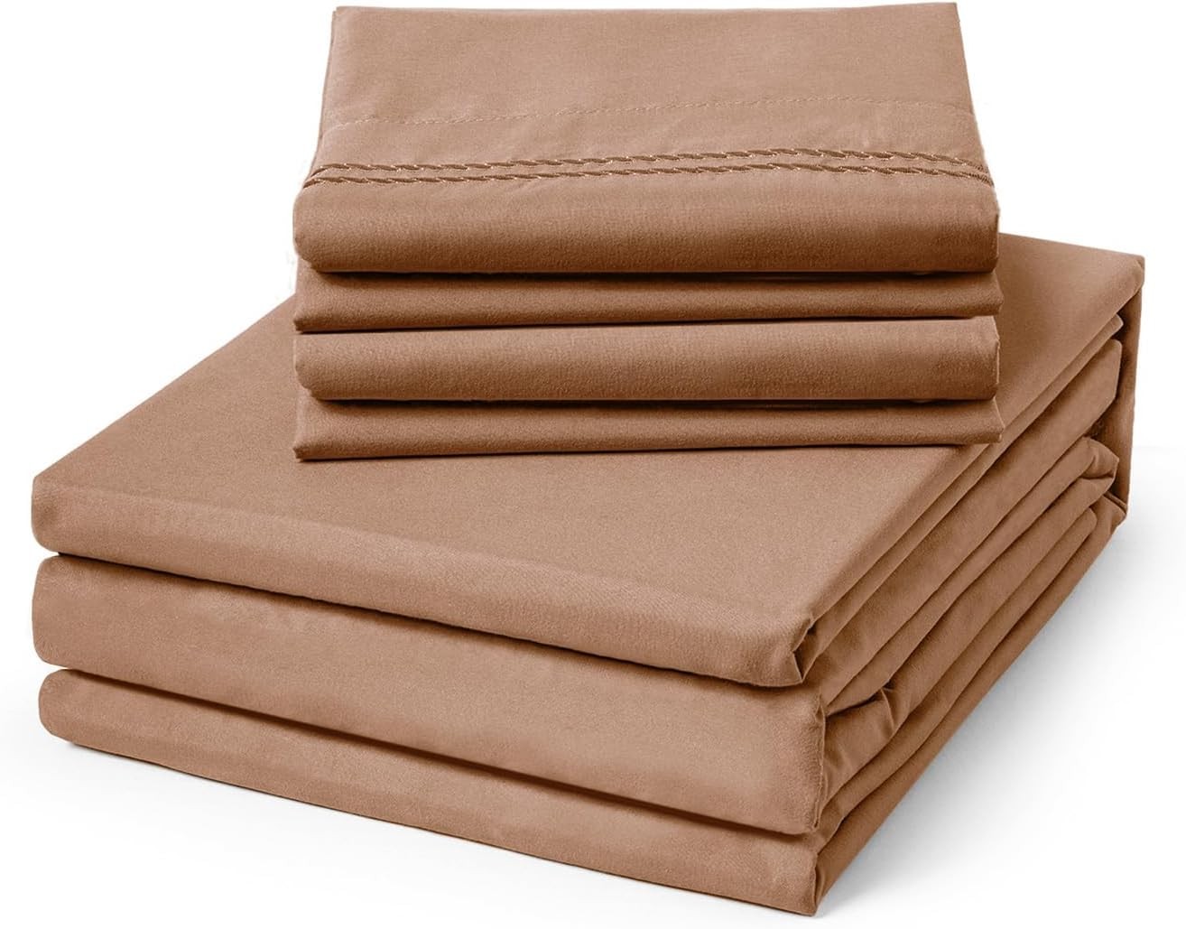 ClevaHome Queen Size Sheets 6 Piece Soft Breathable Luxury Bed Sheet Set
