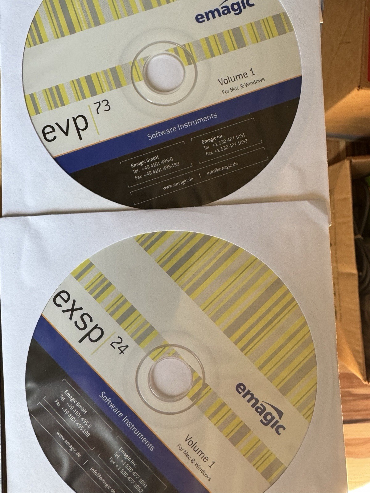 Emagic Logic Express 6 Daw Software for Mac Cd Rom with USB Key Complete In Box
