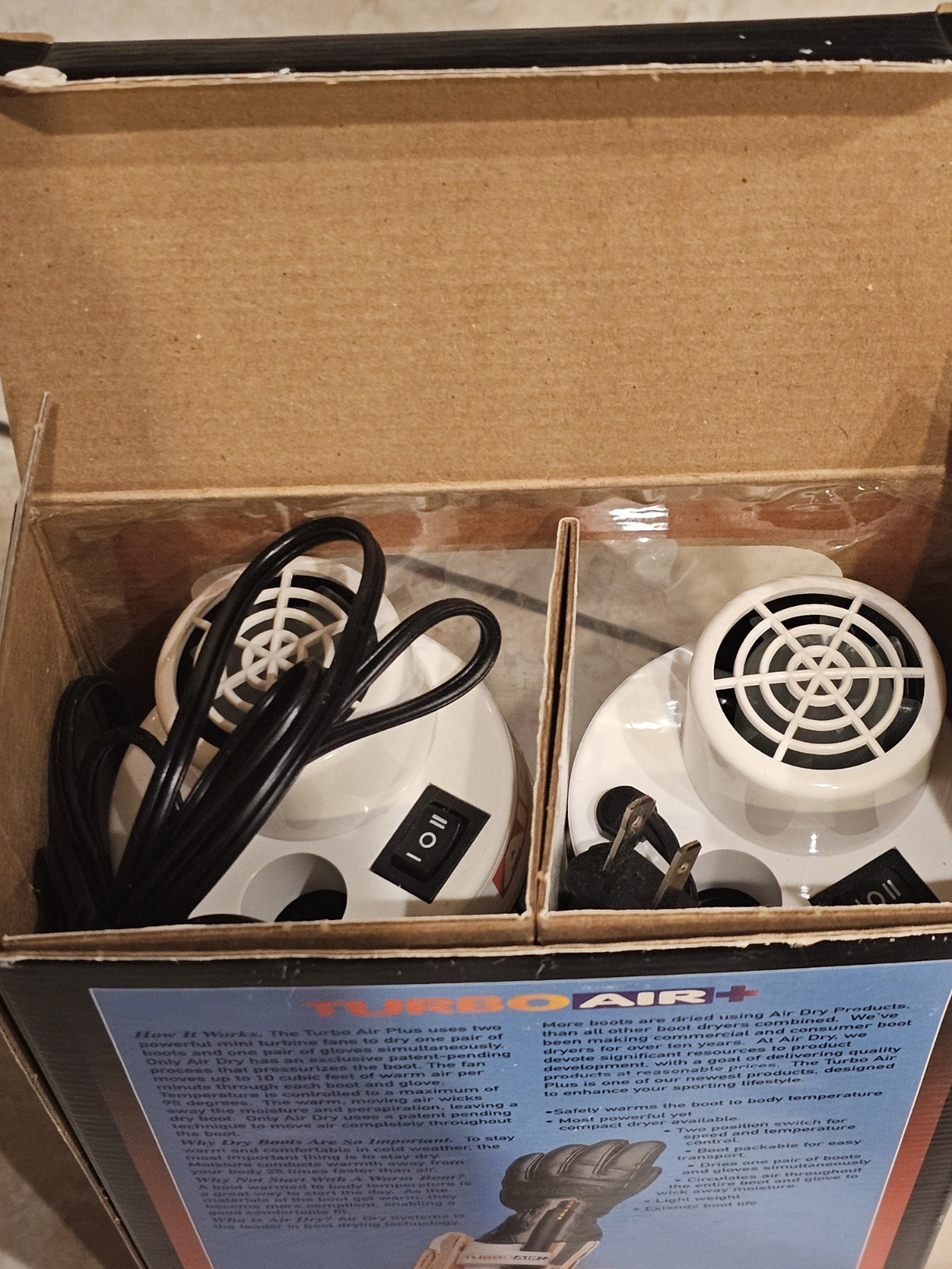 Turbo Air + Glove And Boot Dryer