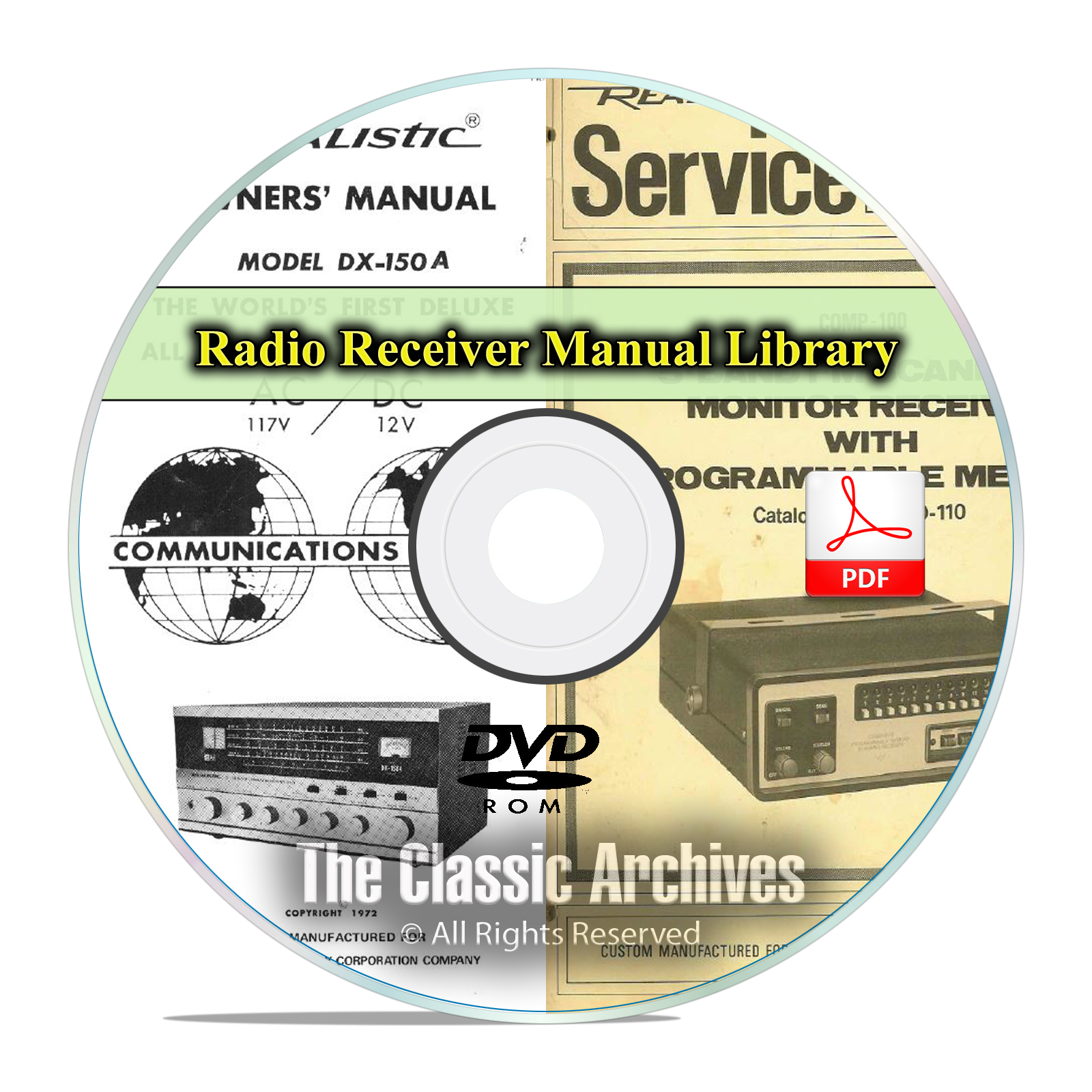 Vintage Radio Receiver, Transceiver, Scanner Manuals Schematics, Radio Shack F47