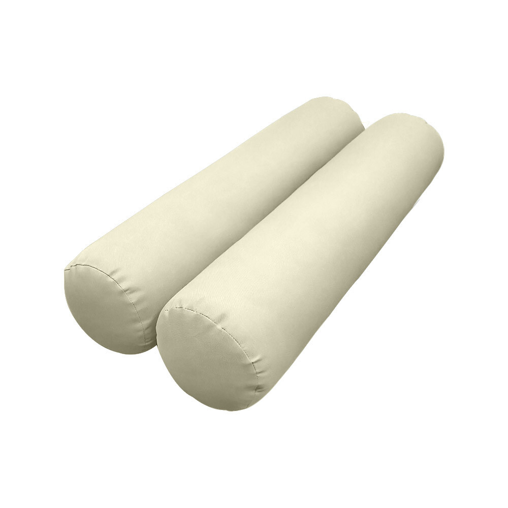 |SLIPCOVER ONLY| S6 Knife Edge Bolster Pillow SlipCover Twin Size 73" x 8" AD005